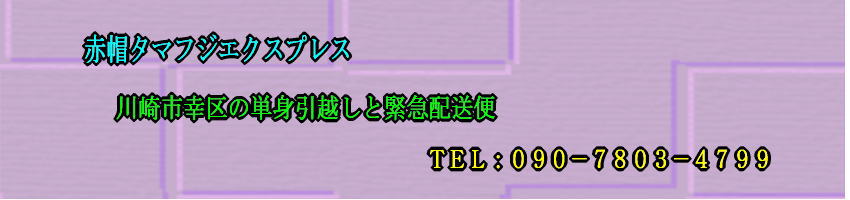 幸区のタワーマンションからの赤帽引越し