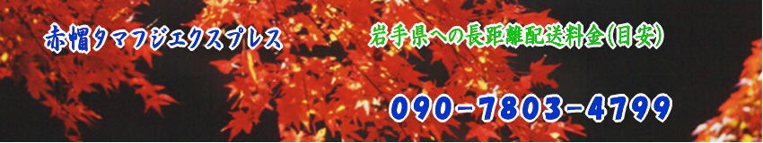岩手県の長距離配送赤帽料金